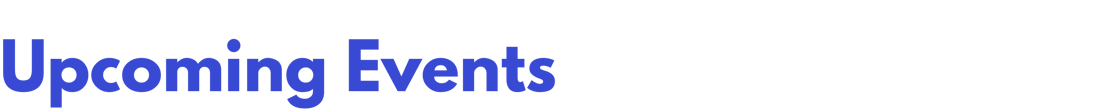 Upcoming Events